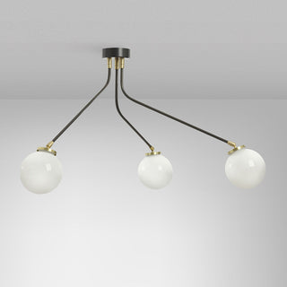 Vatnuvyo Moderne Minimaliste Laiton Métal Verre Plafonnier