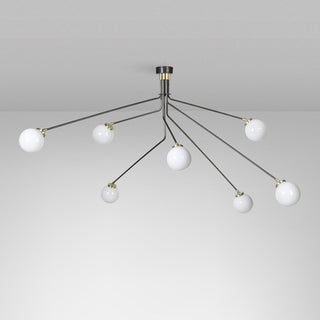 Vatnuvyo Moderne Minimaliste Laiton Métal Verre Plafonnier