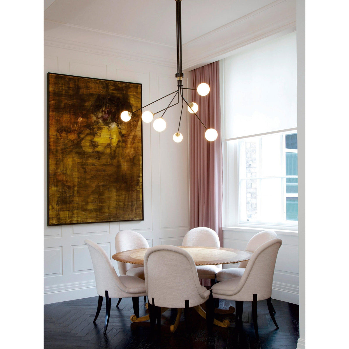 Vatnuvyo Moderne Minimaliste Laiton Métal Verre Plafonnier