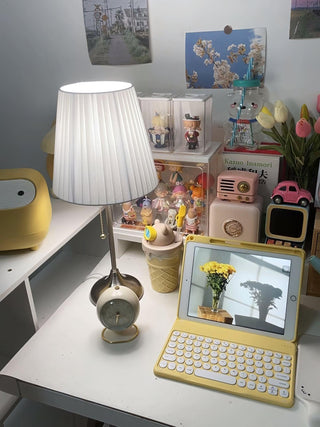 Simplicity Lampe de Table en Tissu Plié