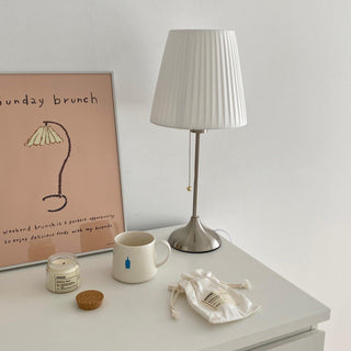 Simplicity Lampe de Table en Tissu Plié