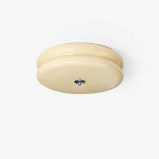 Lustra Plafonnier Art Déco Verre Vintage-Luire