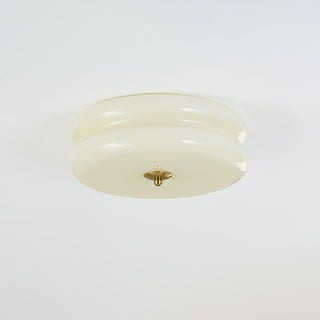 Lustra Plafonnier Art Déco Verre Vintage-Luire