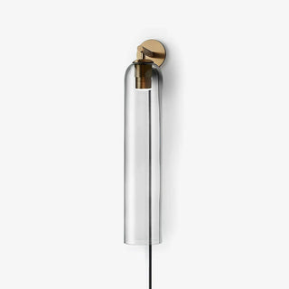 Art Glass Plug-In Sconce-Neutral Decor