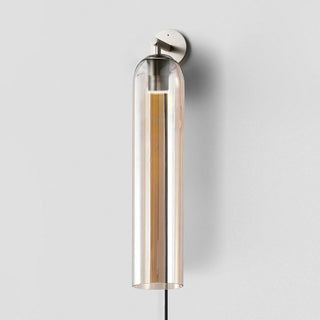 Art Glass Plug-In Sconce-Neutral Decor