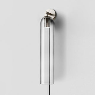 Art Glass Plug-In Sconce-Neutral Decor
