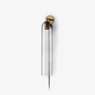 Art Glass Plug-In Sconce-Neutral Decor