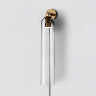 Art Glass Plug-In Sconce-Neutral Decor