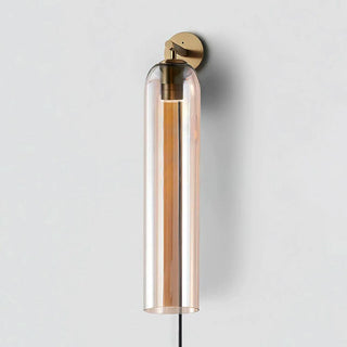 Art Glass Plug-In Sconce-Neutral Decor