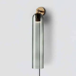 Art Glass Plug-In Sconce-Neutral Decor