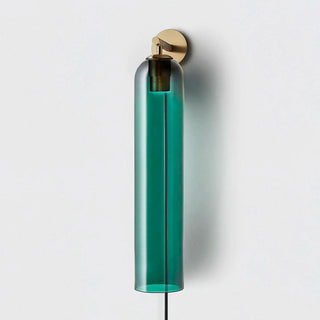 Art Glass Plug-In Sconce-Neutral Decor