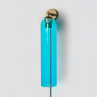 Art Glass Plug-In Sconce-Neutral Decor