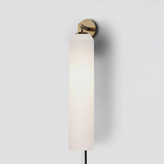 Art Glass Plug-In Sconce-Neutral Decor