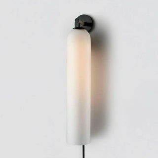 Art Glass Plug-In Sconce-Neutral Decor