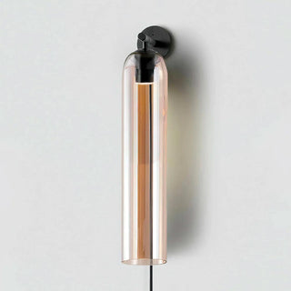 Art Glass Plug-In Sconce-Neutral Decor