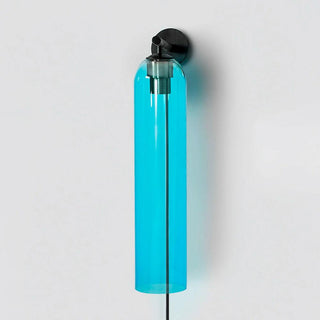 Art Glass Plug-In Sconce-Neutral Decor