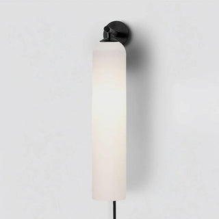 Art Glass Plug-In Sconce-Neutral Decor