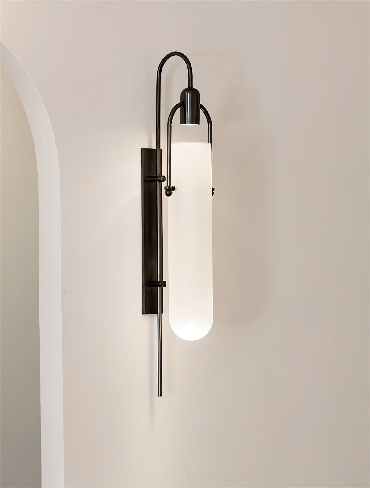 Peroris Applique Murale Arc Verre Moderne