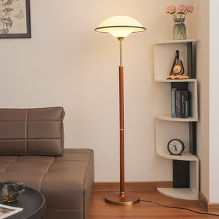 Astralis Bois Art Déco Lampadaire