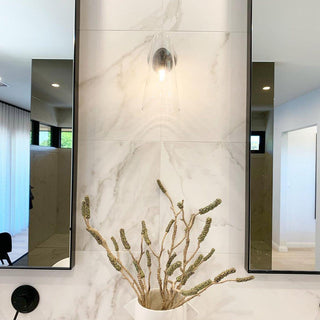 Arisha LED Applique Murale Transparente Métal Verre Chambre Cuisine