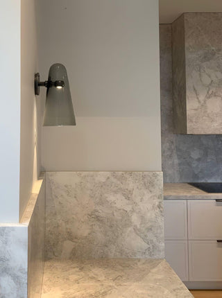 Conical Glass Wall Lamp-Neutral Decor