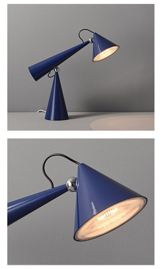 Articulated Cone Table Lamp-Neutral Decor