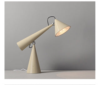 Articulated Cone Table Lamp-Neutral Decor