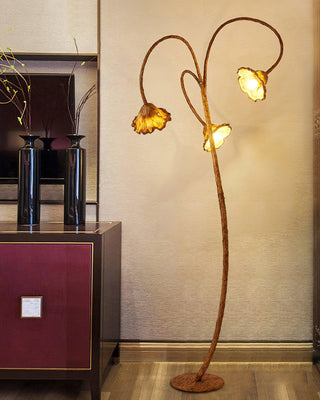 Ailo Lampadaire en Résine Naturelle