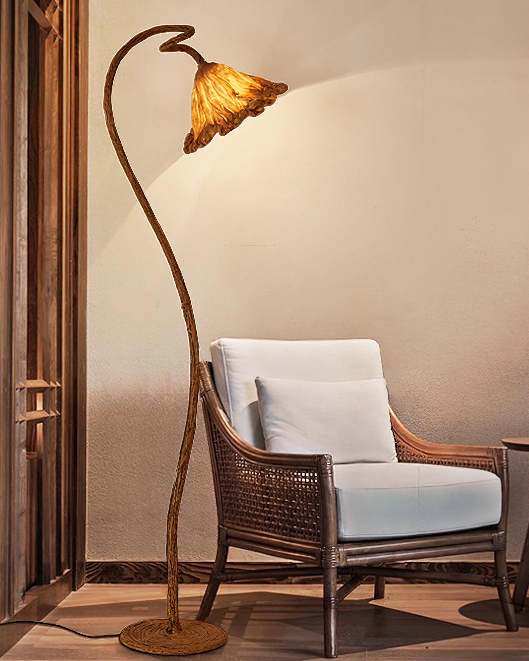 Ailo Lampadaire en Résine Naturelle