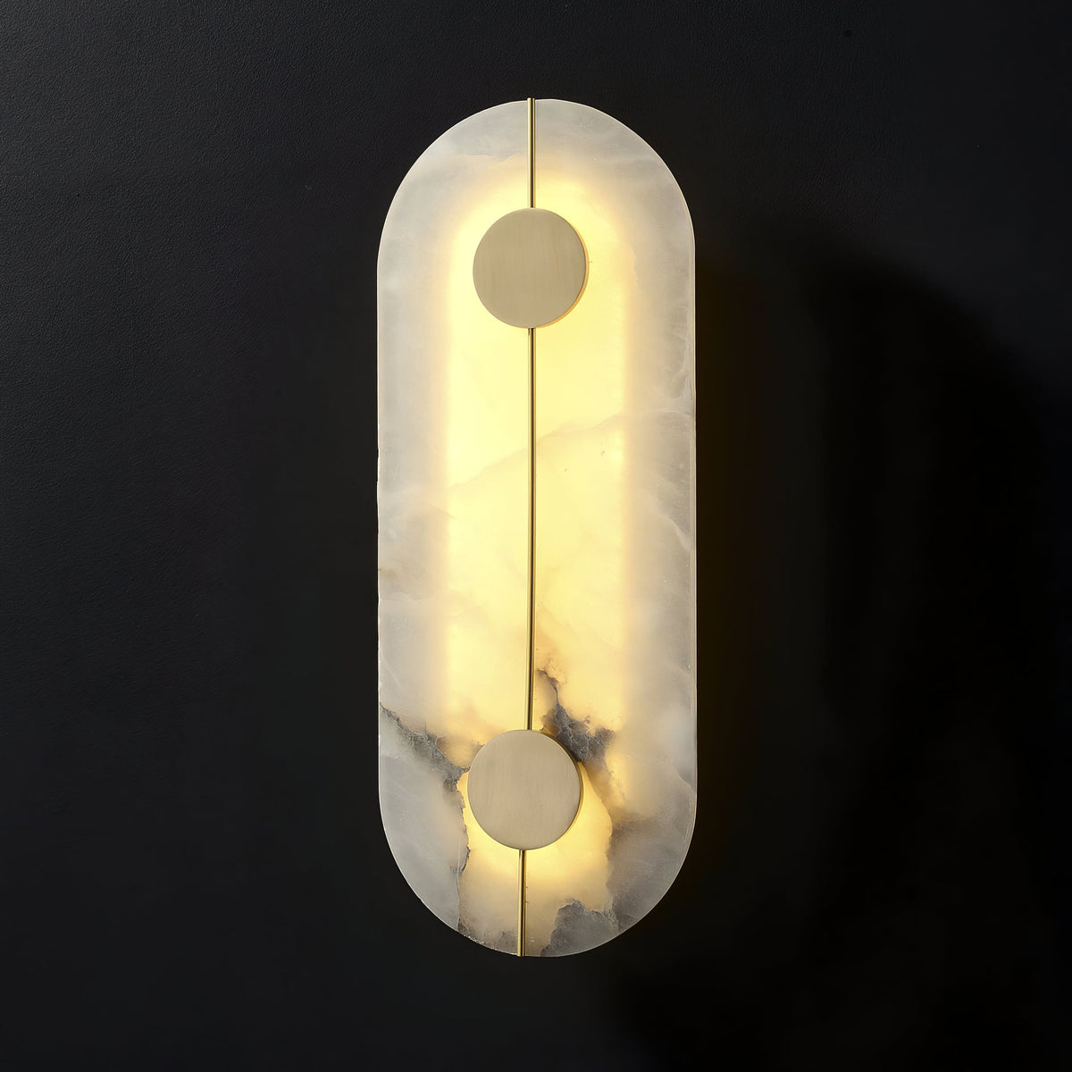Artistic Wall Lamp Dolomite Copper Retro Flair-Neutral Decor