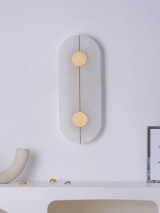 Citheira Applique Murale Minimaliste en Albâtre