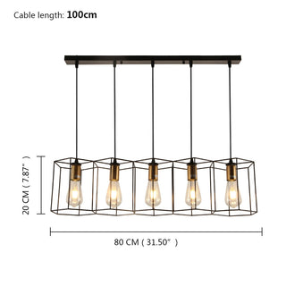 Arisha Suspension linéaire moderne pour le restaurant