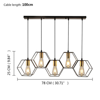 Arisha Suspension linéaire moderne pour le restaurant