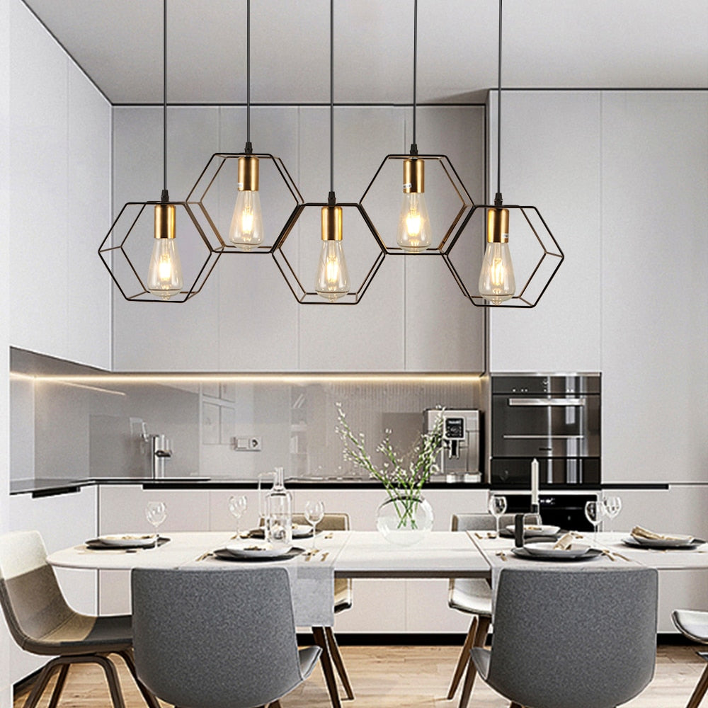 Arisha Suspension linéaire moderne pour le restaurant