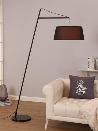 Votalyra Modern Fabric Floor Lamp-Neutral Decor