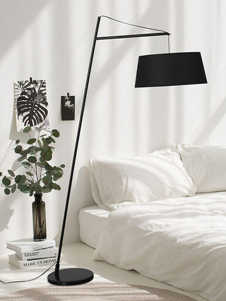 Votalyra Modern Fabric Floor Lamp-Neutral Decor
