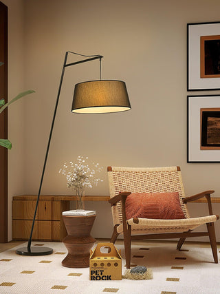 Votalyra Modern Fabric Floor Lamp-Neutral Decor