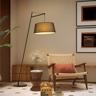 Votalyra Modern Fabric Floor Lamp-Neutral Decor