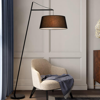 Votalyra Modern Fabric Floor Lamp-Neutral Decor
