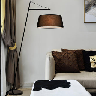 Votalyra Modern Fabric Floor Lamp-Neutral Decor