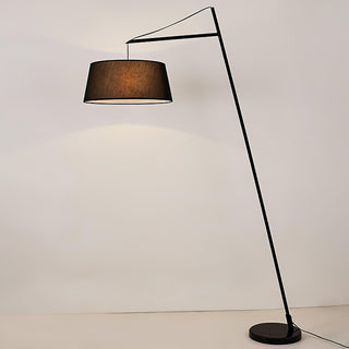 Votalyra Modern Fabric Floor Lamp-Neutral Decor
