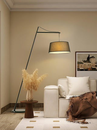 Votalyra Modern Fabric Floor Lamp-Neutral Decor