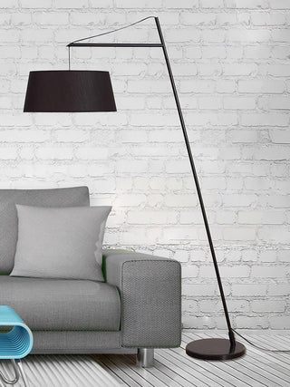 Votalyra Modern Fabric Floor Lamp-Neutral Decor