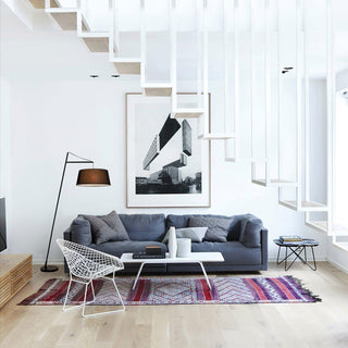 Votalyra Modern Fabric Floor Lamp-Neutral Decor
