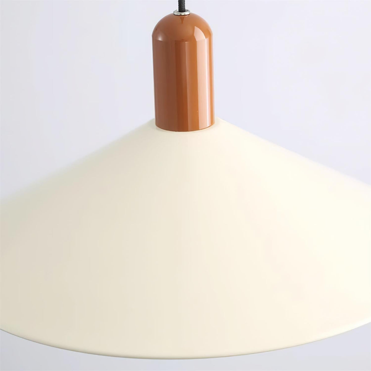 Pendant Light LED Minimalist Cone Hanging Lamp for Kitchen Dining-Neutral Decor