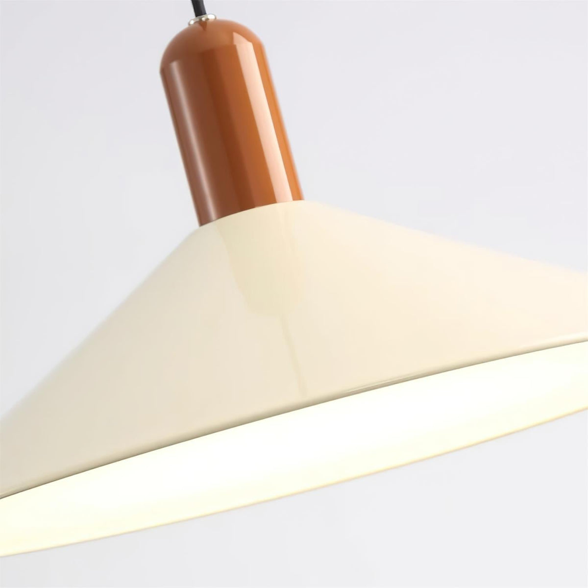Pendant Light LED Minimalist Cone Hanging Lamp for Kitchen Dining-Neutral Decor
