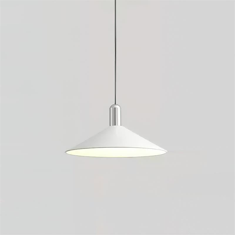 Pendant Light LED Minimalist Cone Hanging Lamp for Kitchen Dining-Neutral Decor