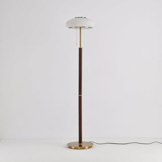 Lumen Vintage Glass Floor Lamp-Neutral Decor