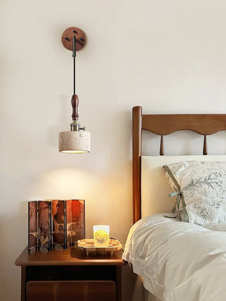Sven Moderne Applique Murale en Travertin Jaune