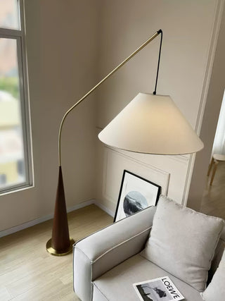 Uriah Lampadaire Minimaliste en Tissu